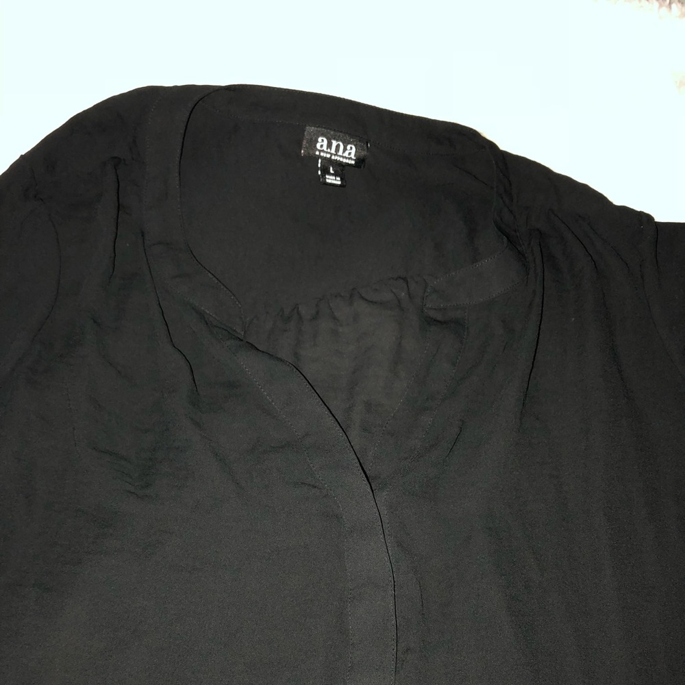 Black tunic top